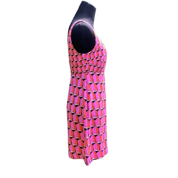 NEW with tags DVF Target Collab Pink Geometric Print Sleeveless Dress Size 2 - Picture 3 of 6